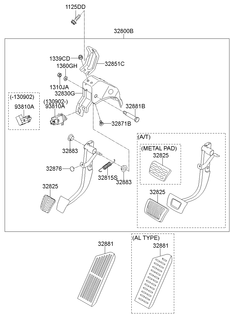 Brake & Clutch Pedal