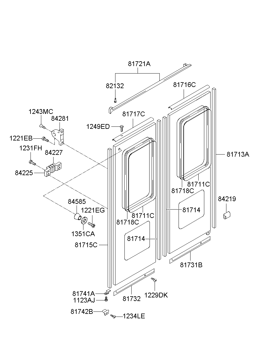 Rear Door Trim