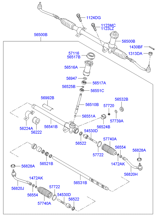 Power Steering Gear Box