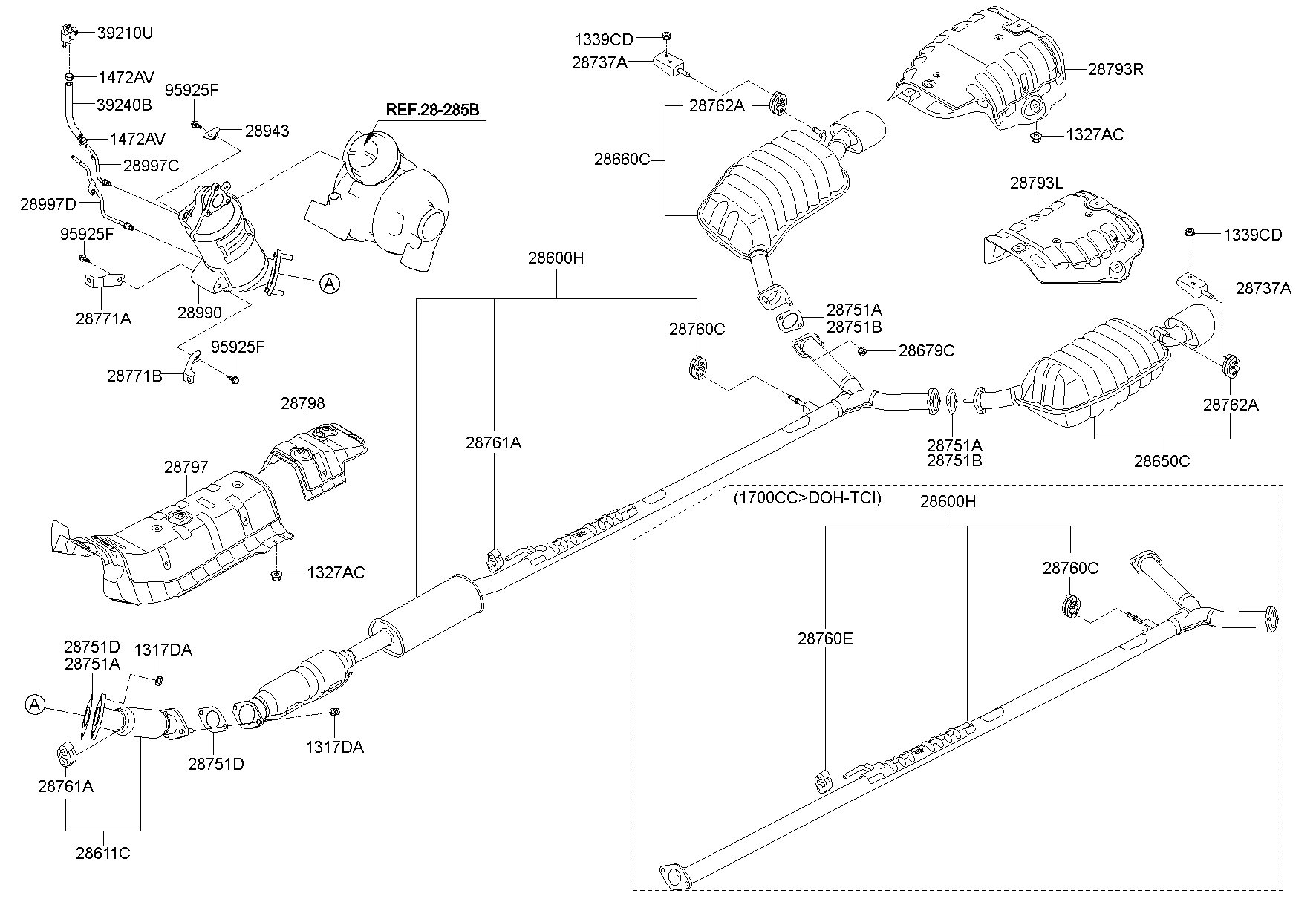 Muffler, Exhaust Pipe