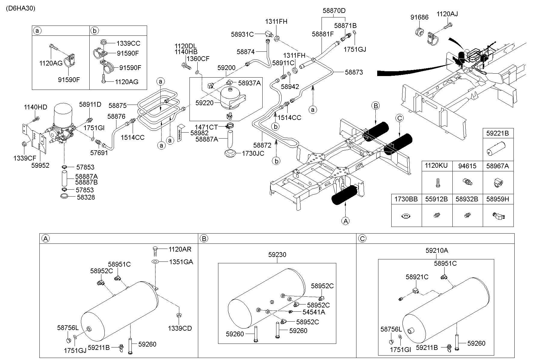Brake Air & Vacuum Tank