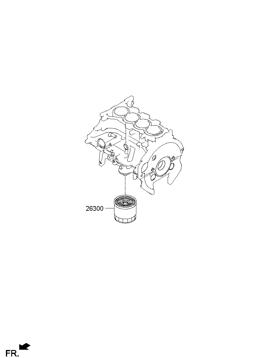 Front Case Oil Filter