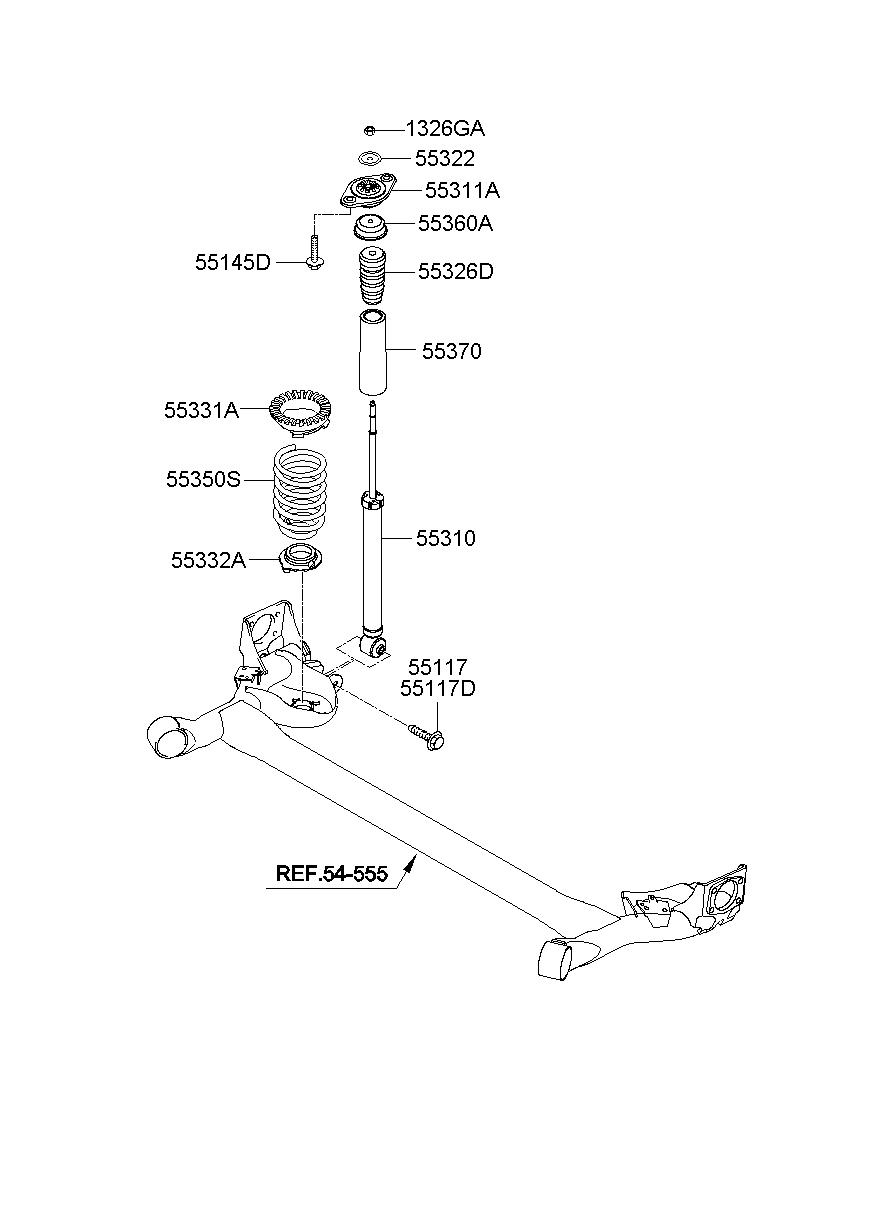 Rear Spring & Strut