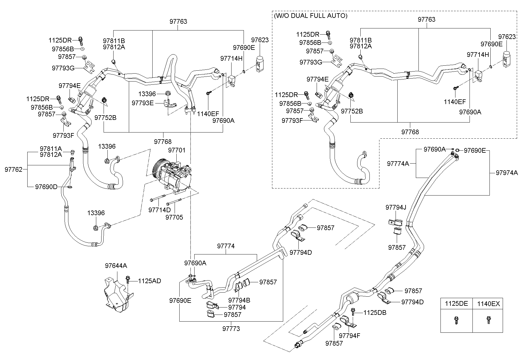 Aircon System Cooler Line