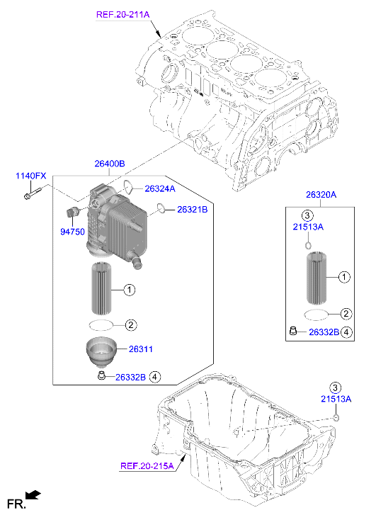 Front Case Oil Filter