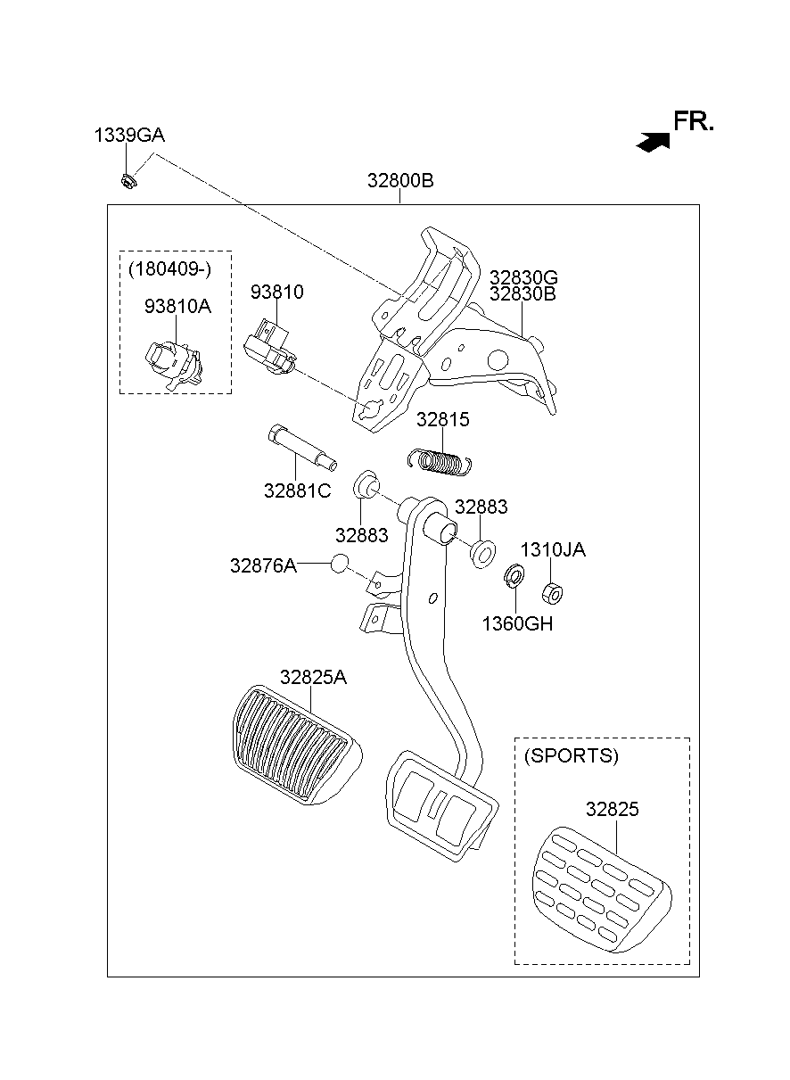 Brake & Clutch Pedal