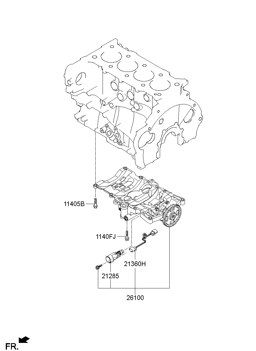 Front Case Oil Filter