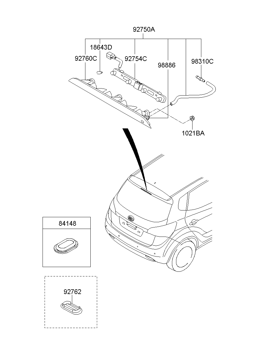 High Mounted Stop Lamp