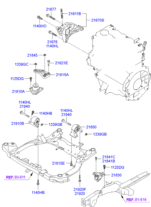 Engine Transaxle Mounting