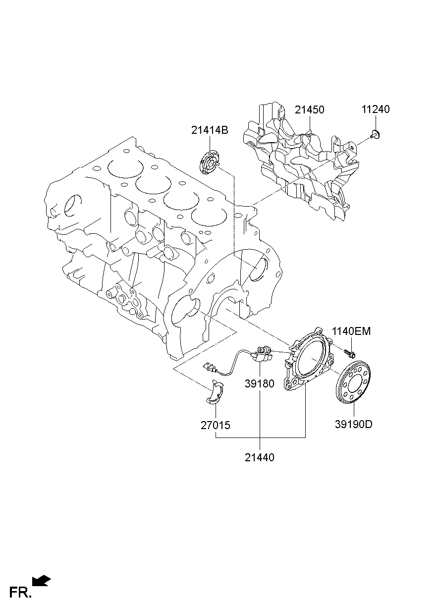 Belt Cover Oil Pan