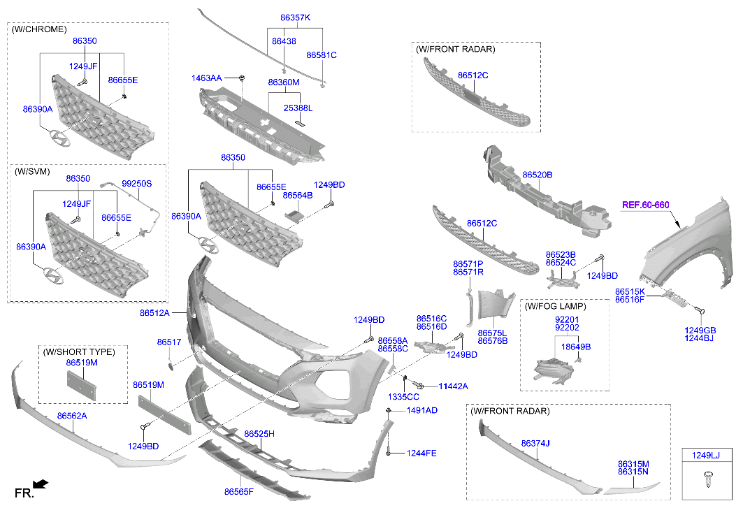 86541-S1000 Air Duct-Fr Bumper,Lh Hyundai | YoshiParts