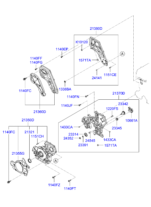 Front Case Oil Filter