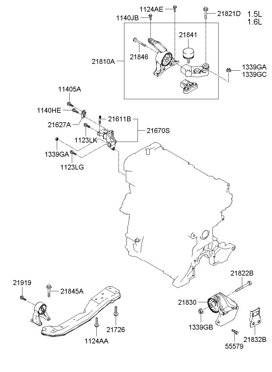 Engine Transaxle Mounting