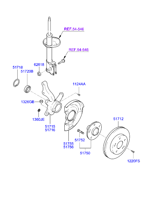 Front Axle Hub