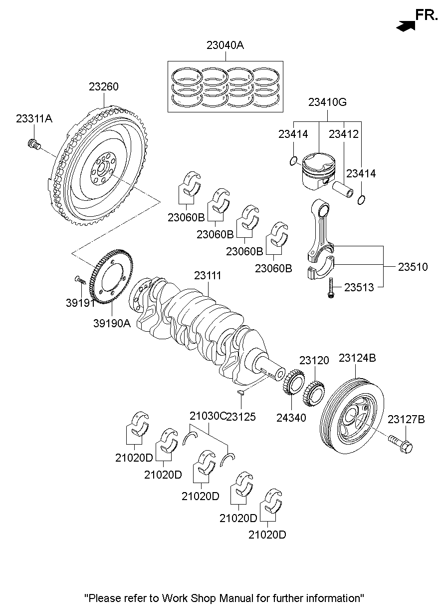 Cigüeñal y pistón