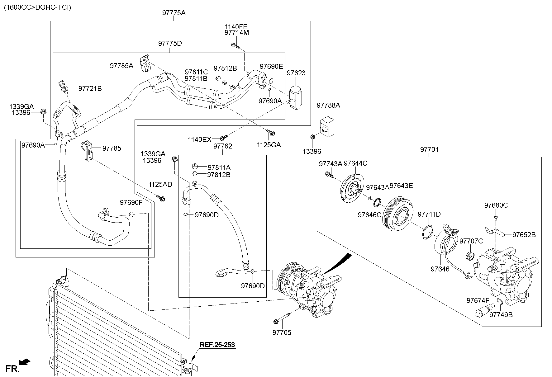 Aircon System Cooler Line