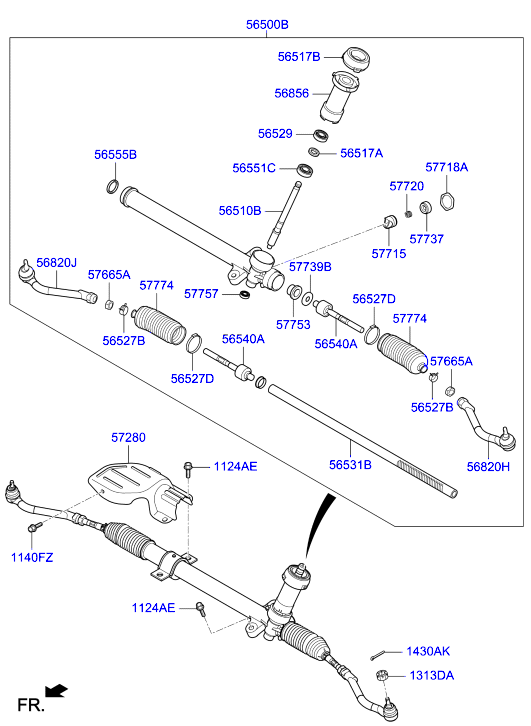 Power Steering Gear Box