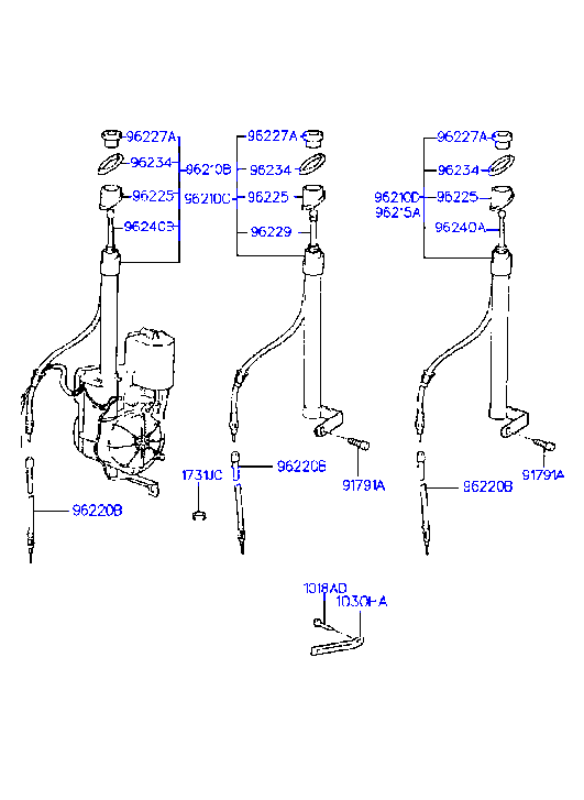 96225-22400 Insulator-Auto Antenna Rod Hyundai | YoshiParts