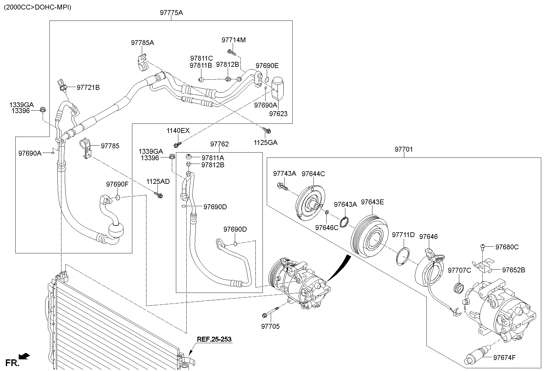 Aircon System Cooler Line