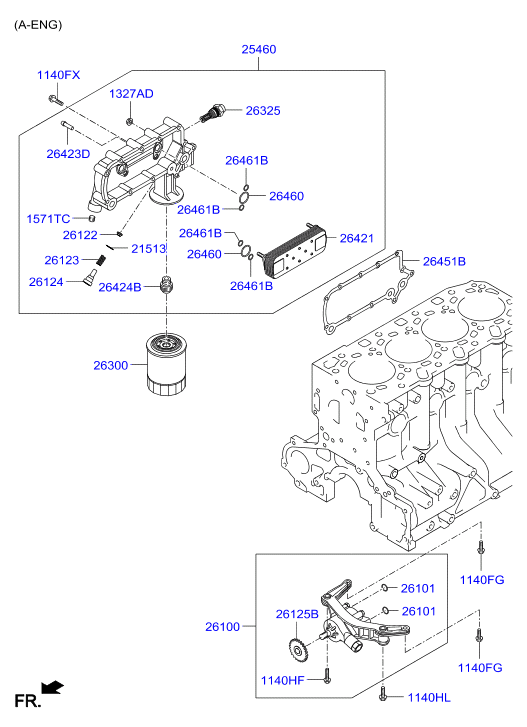Front Case Oil Filter