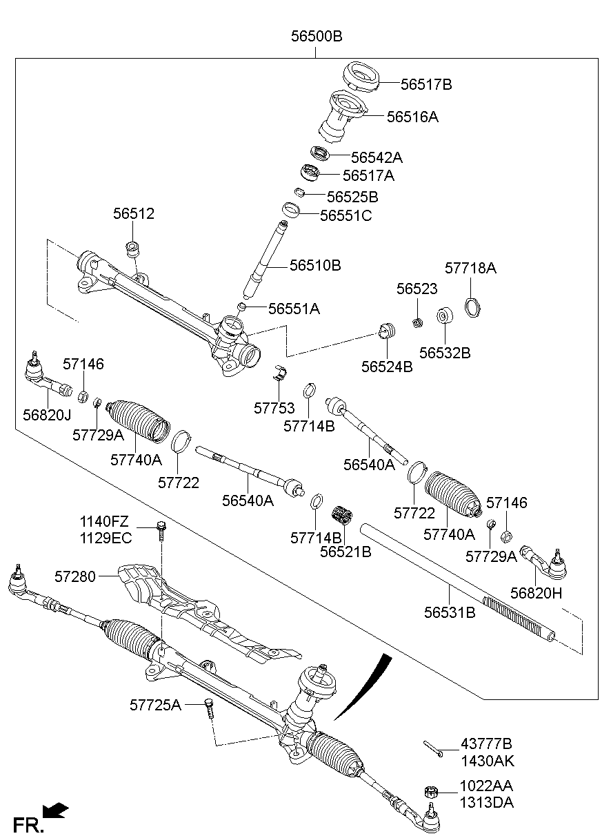 Power Steering Gear Box