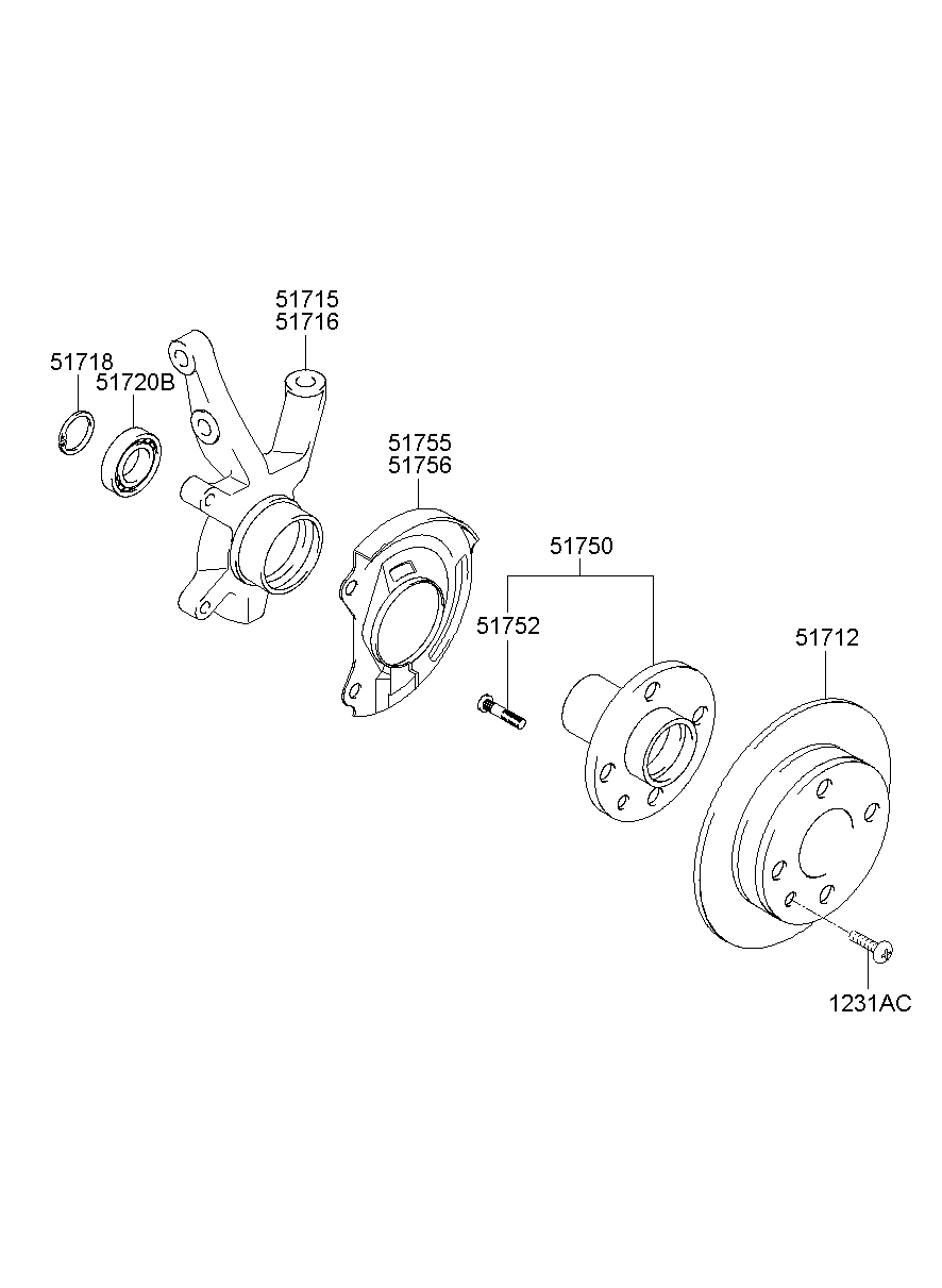 Front Axle Hub