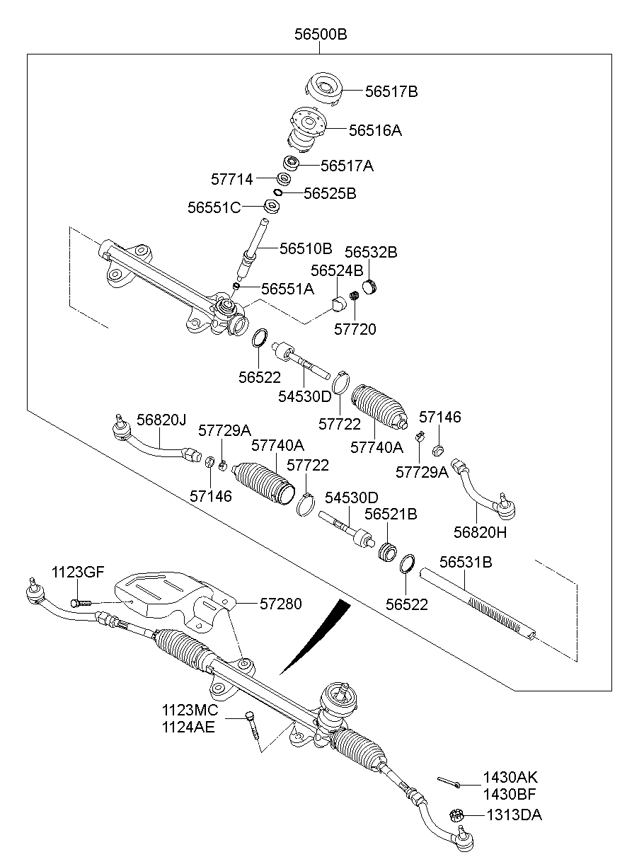 Power Steering Gear Box