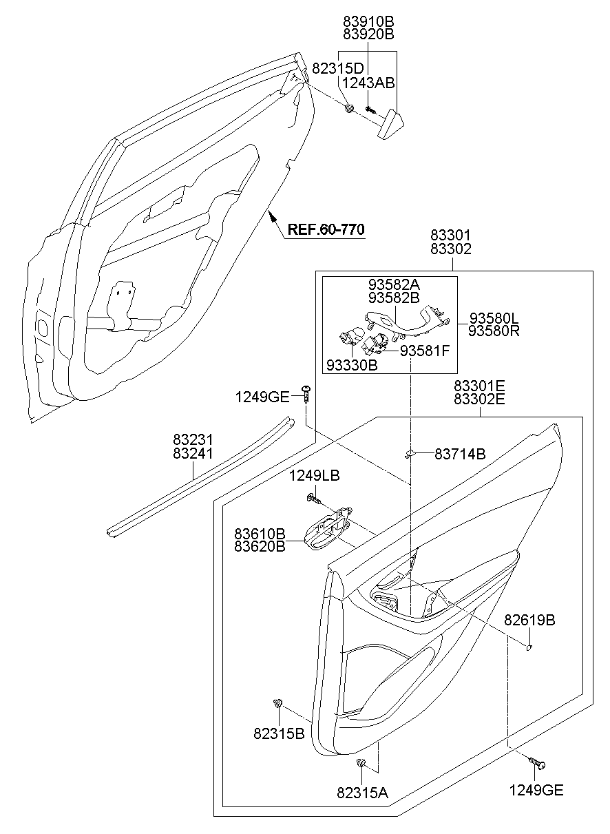 Rear Door Trim