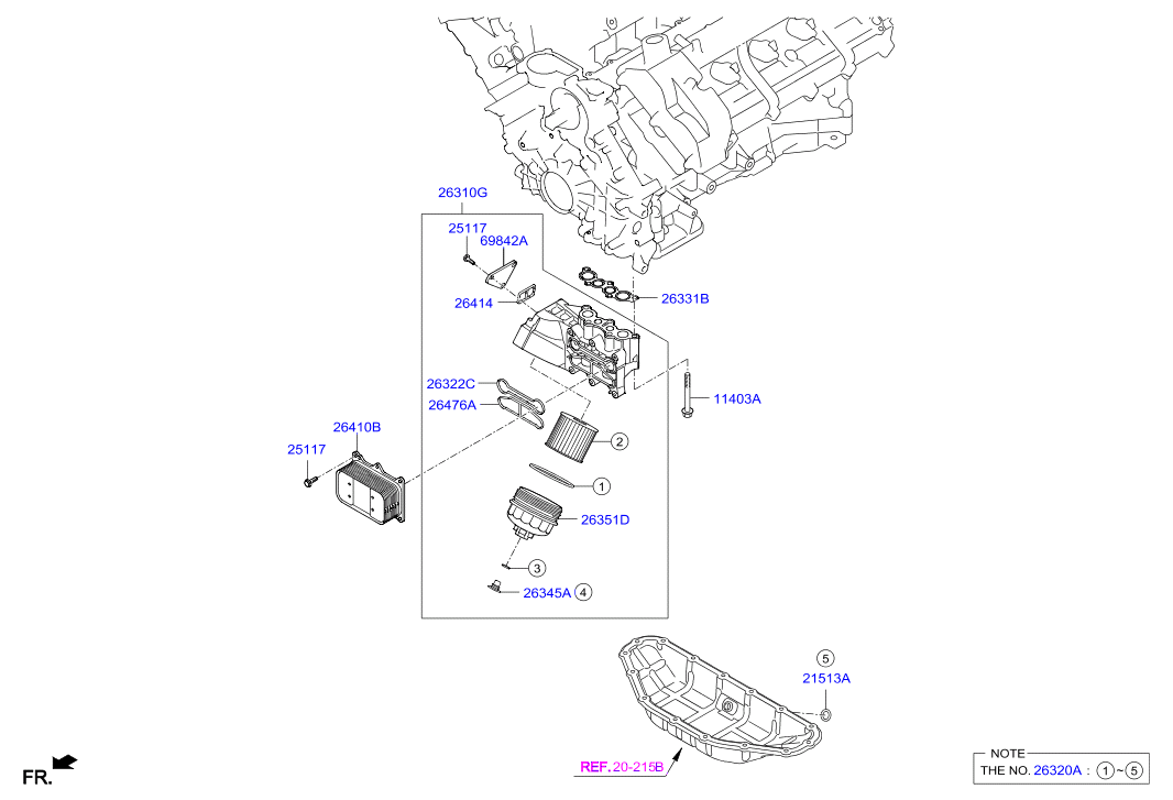 Front Case Oil Filter