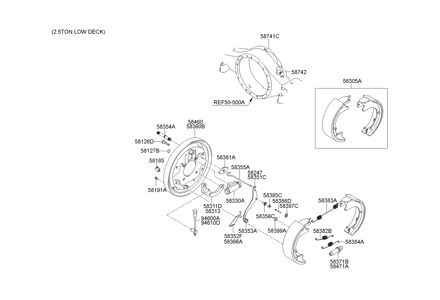 Rear Wheel Drum Brake