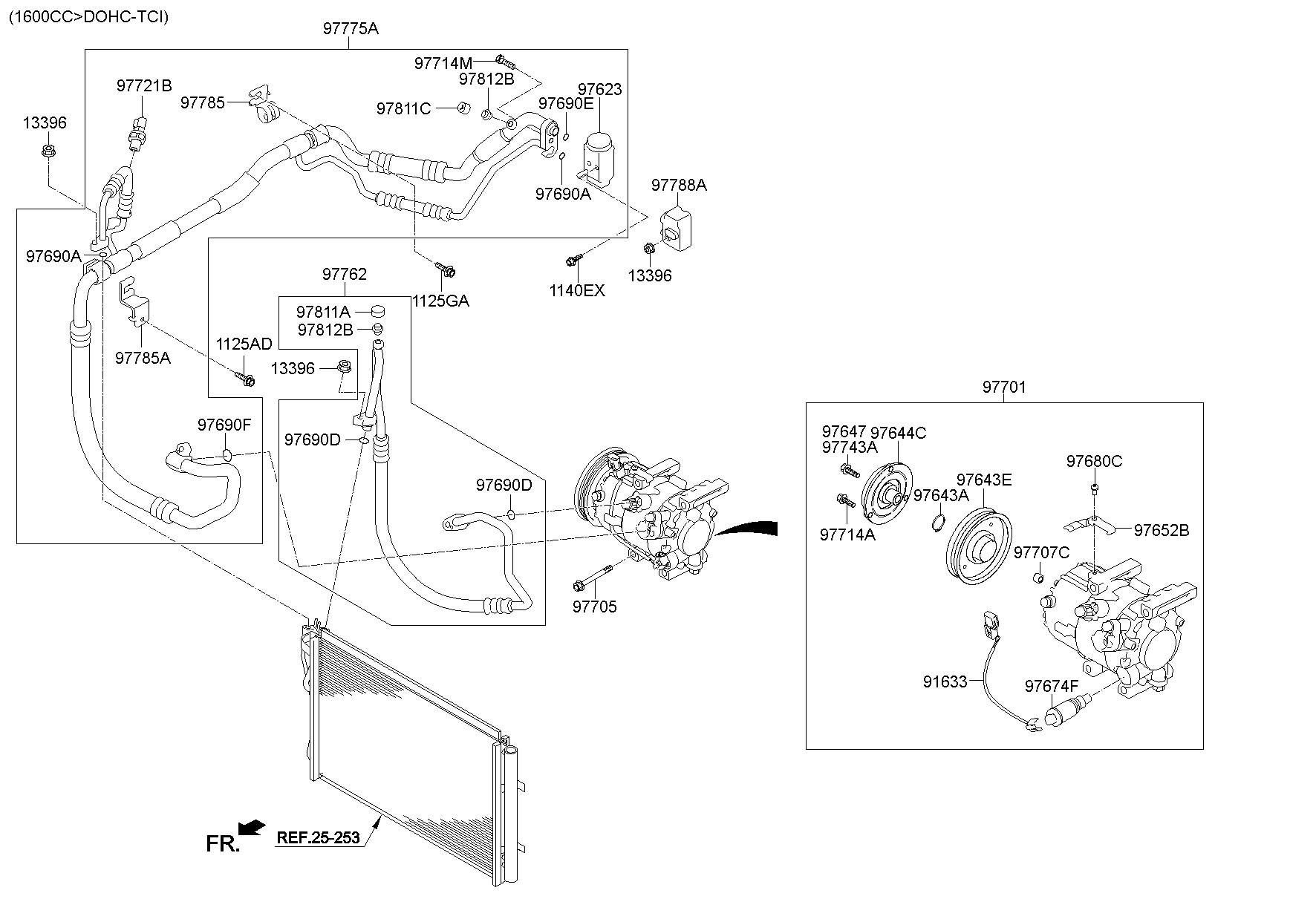 Aircon System Cooler Line