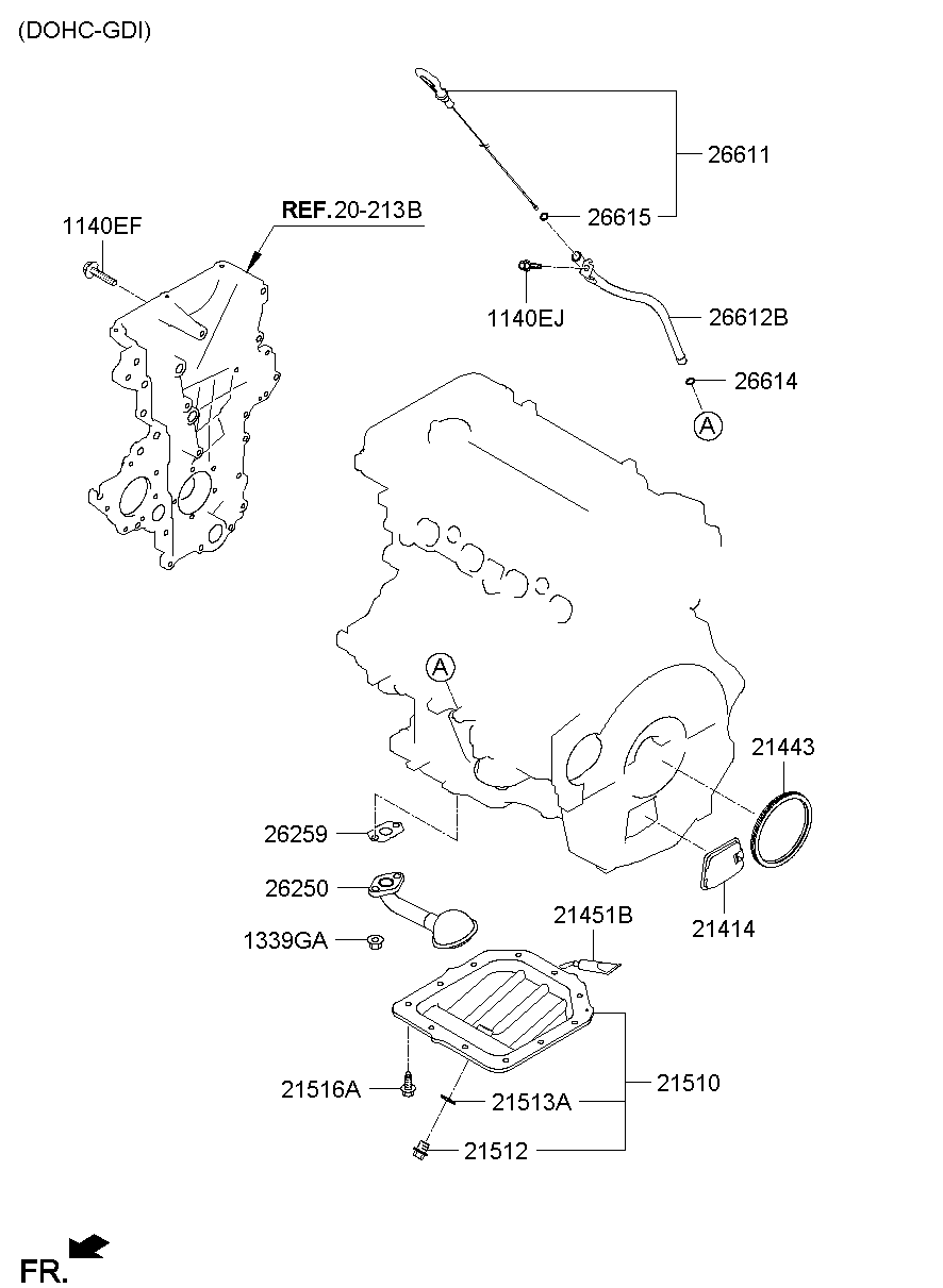 21510-2B040 Pan Assy-Engine Oil Hyundai | YoshiParts