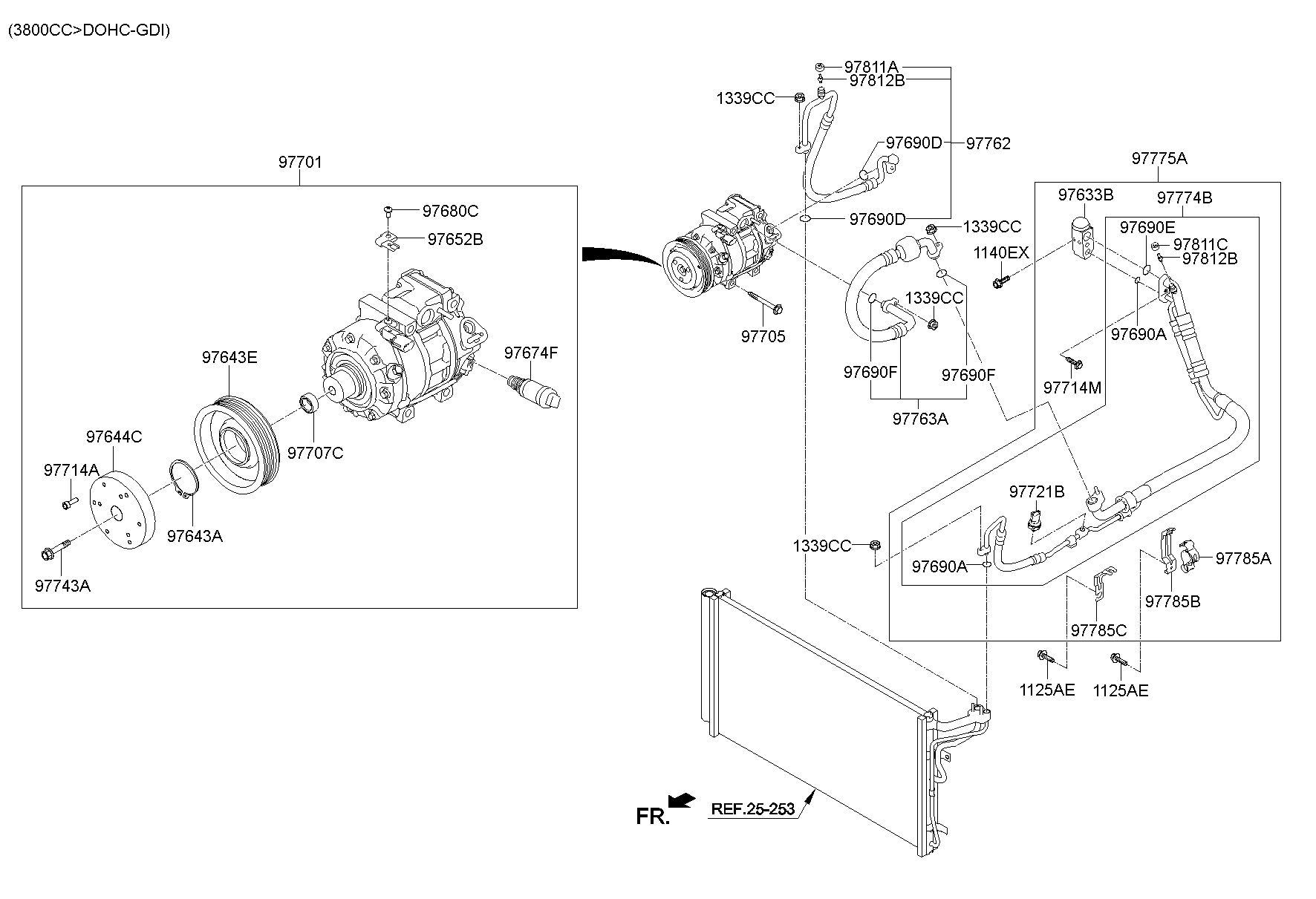 Aircon System Cooler Line
