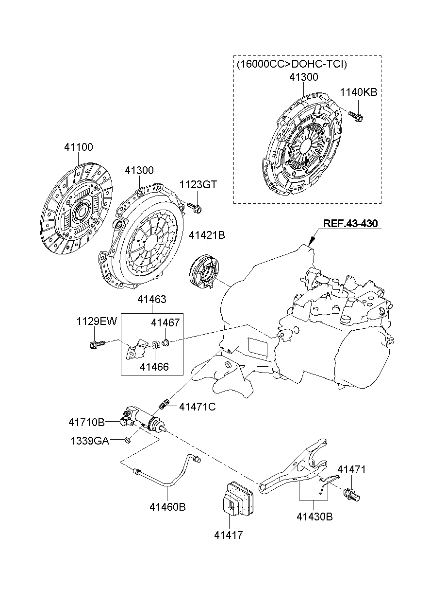 Clutch & Release Fork