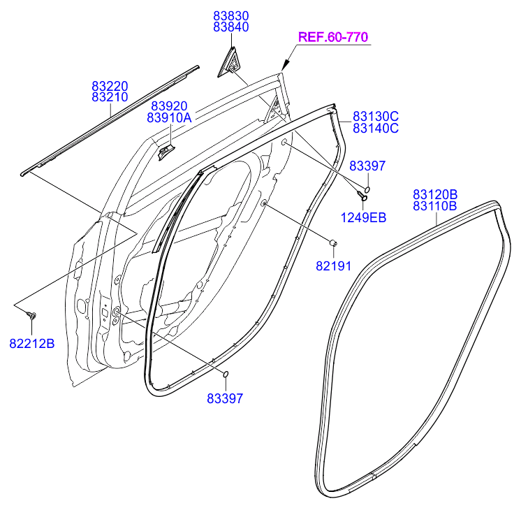 Rear Door Moulding