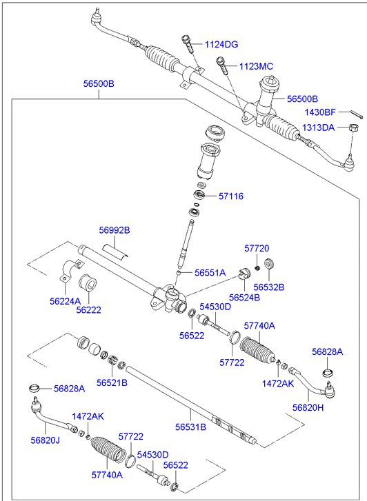 Power Steering Gear Box