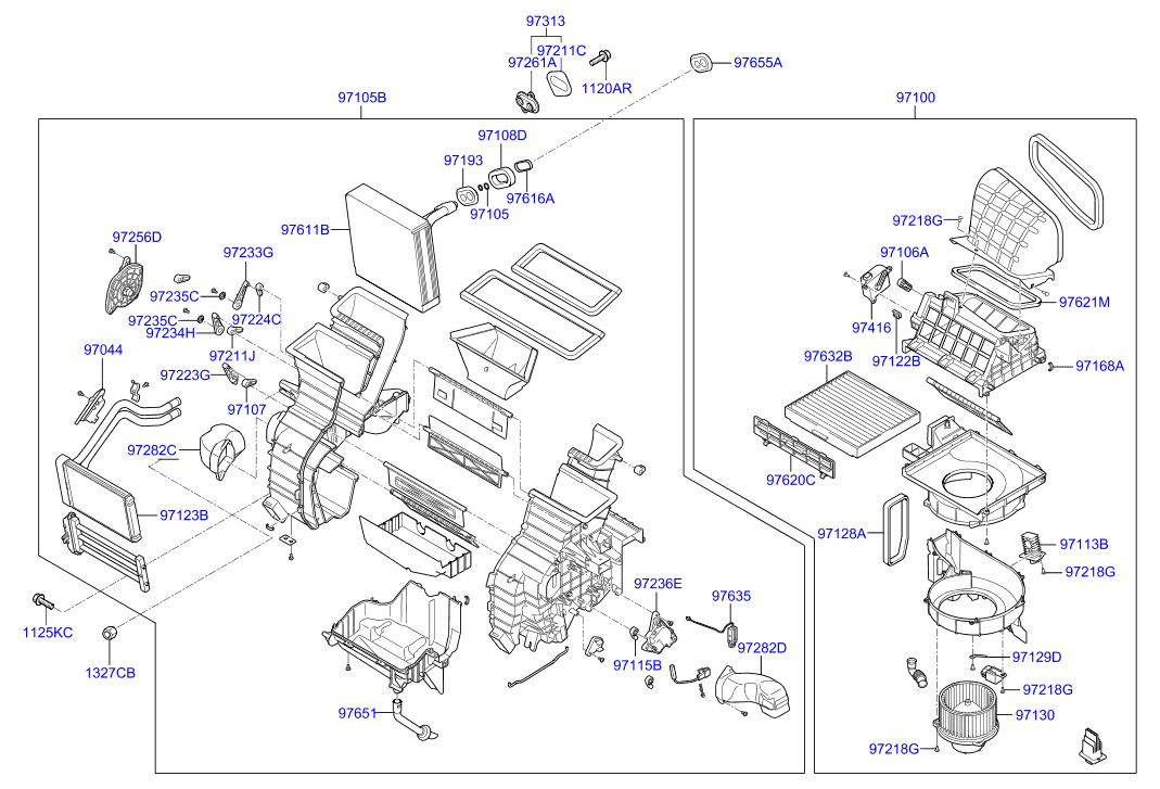 Heater, Blower
