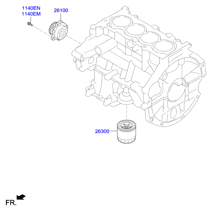 Front Case Oil Filter