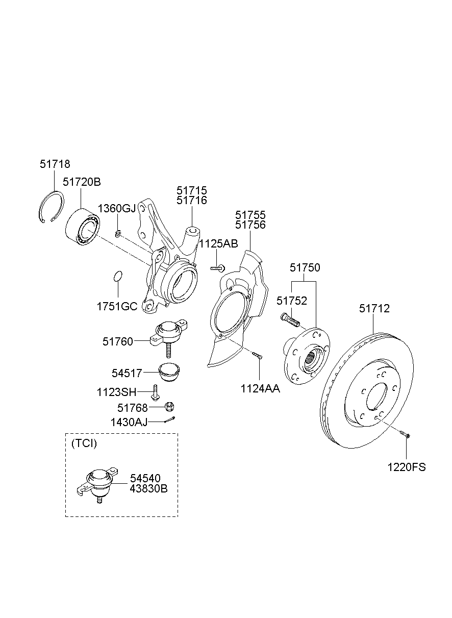 Front Axle Hub