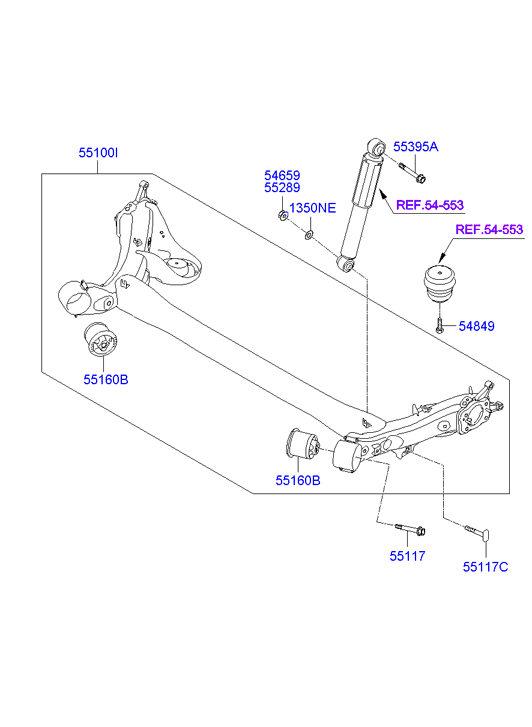 Rear Suspension Control Arm