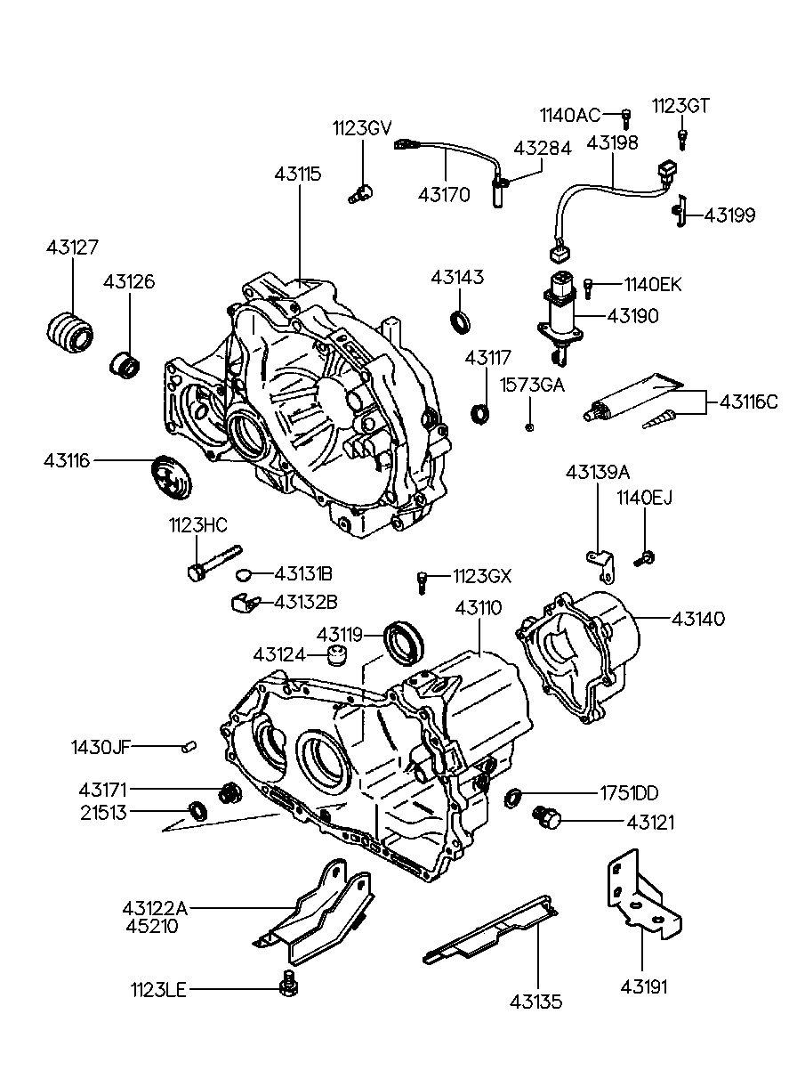 Manual Transaxle Case