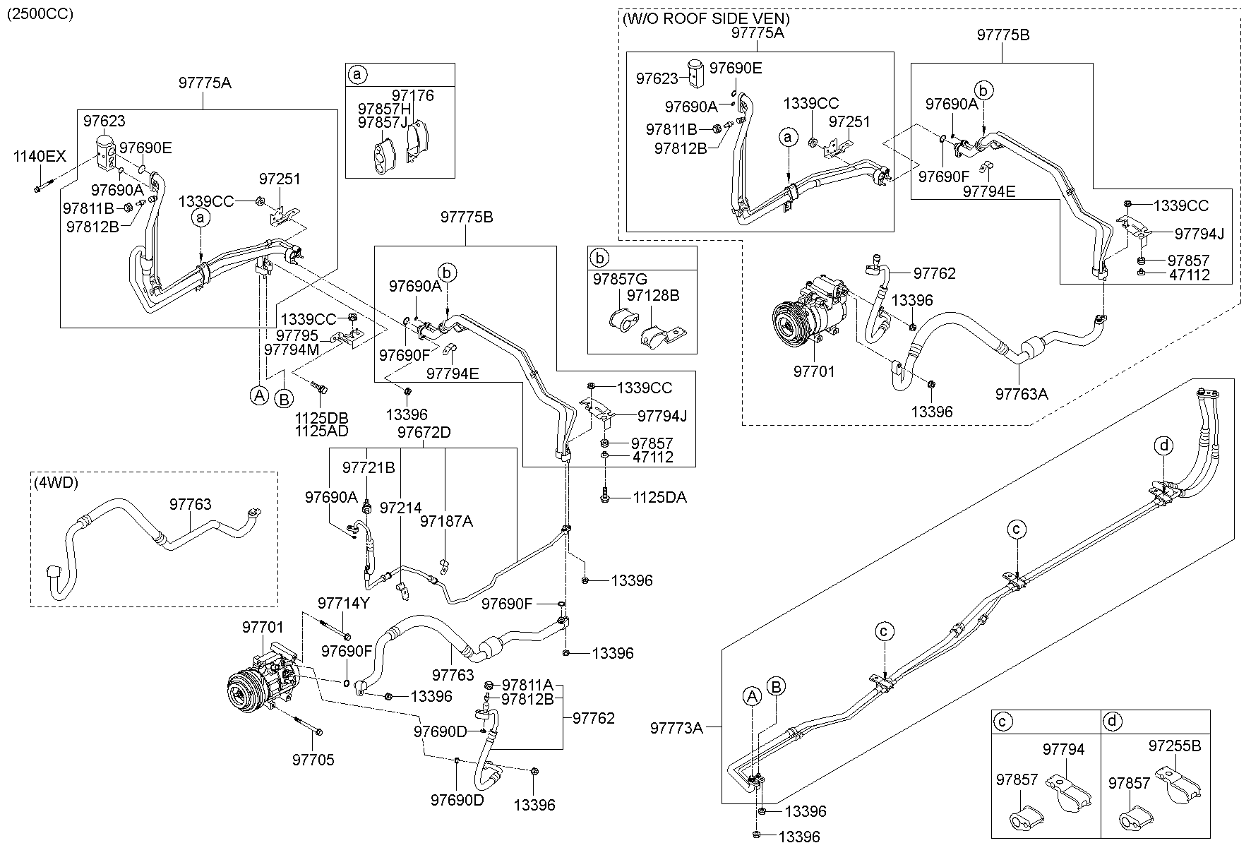 Aircon System Cooler Line
