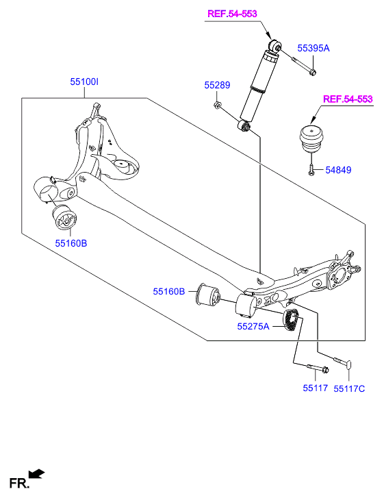Rear Suspension Control Arm