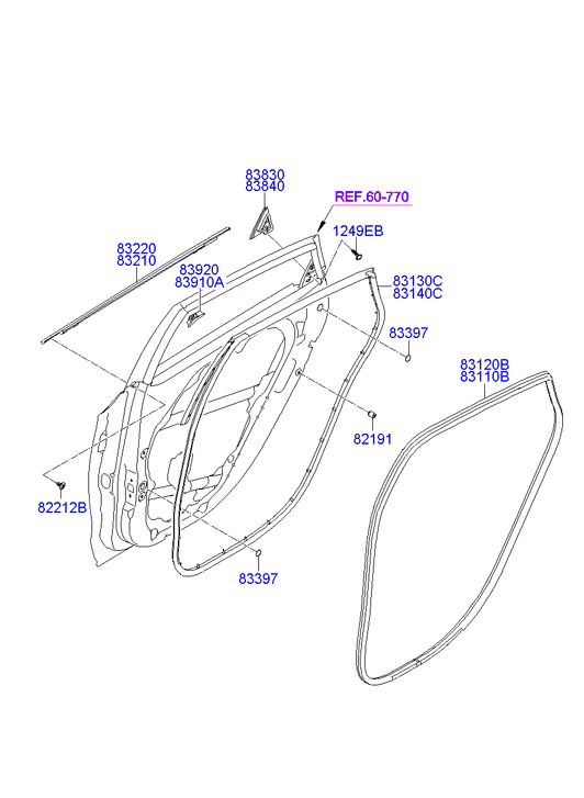 Rear Door Moulding