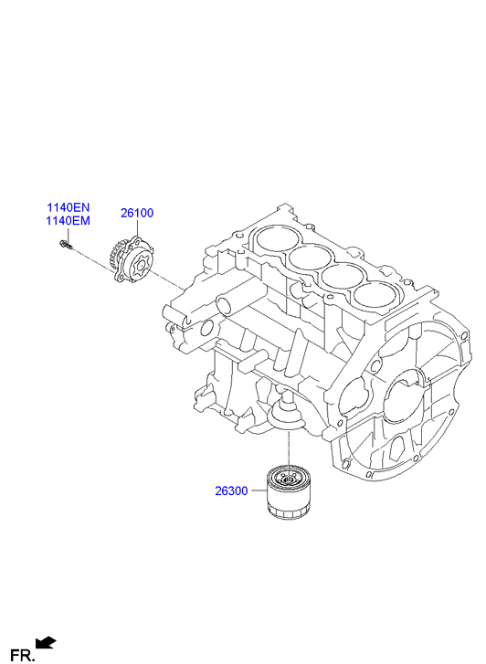 Front Case Oil Filter
