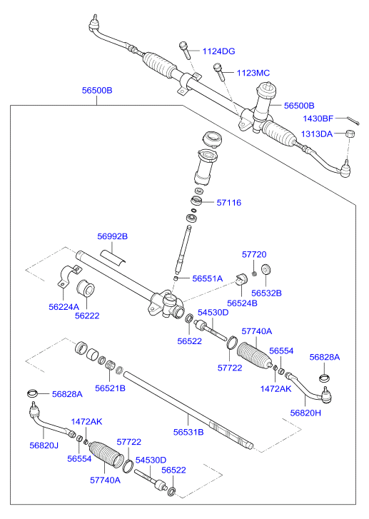 Power Steering Gear Box