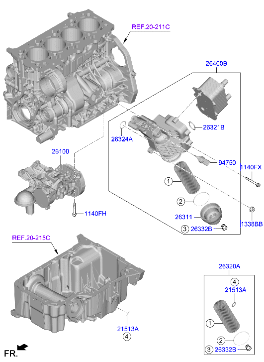 Front Case Oil Filter