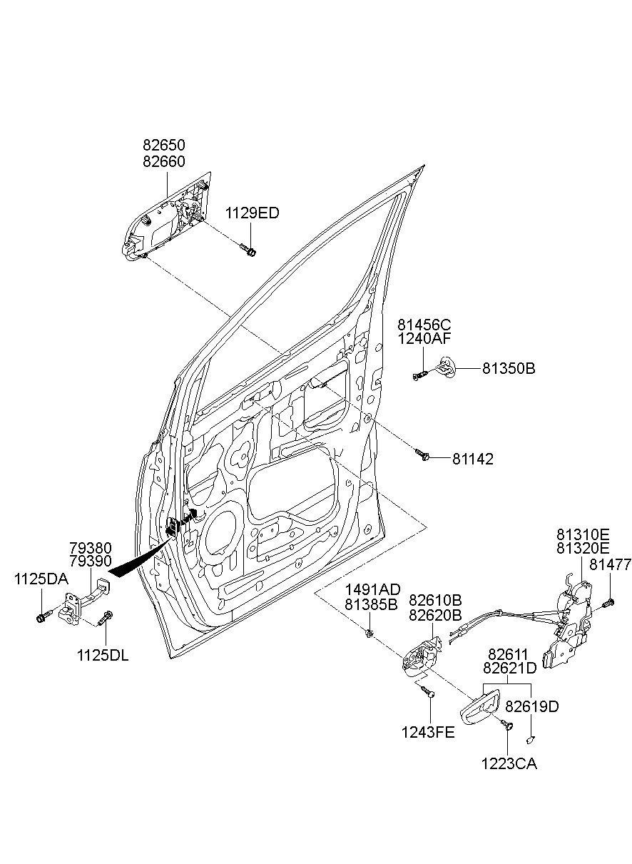 Front Door Locking System