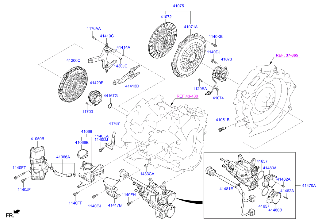 Clutch & Release Fork