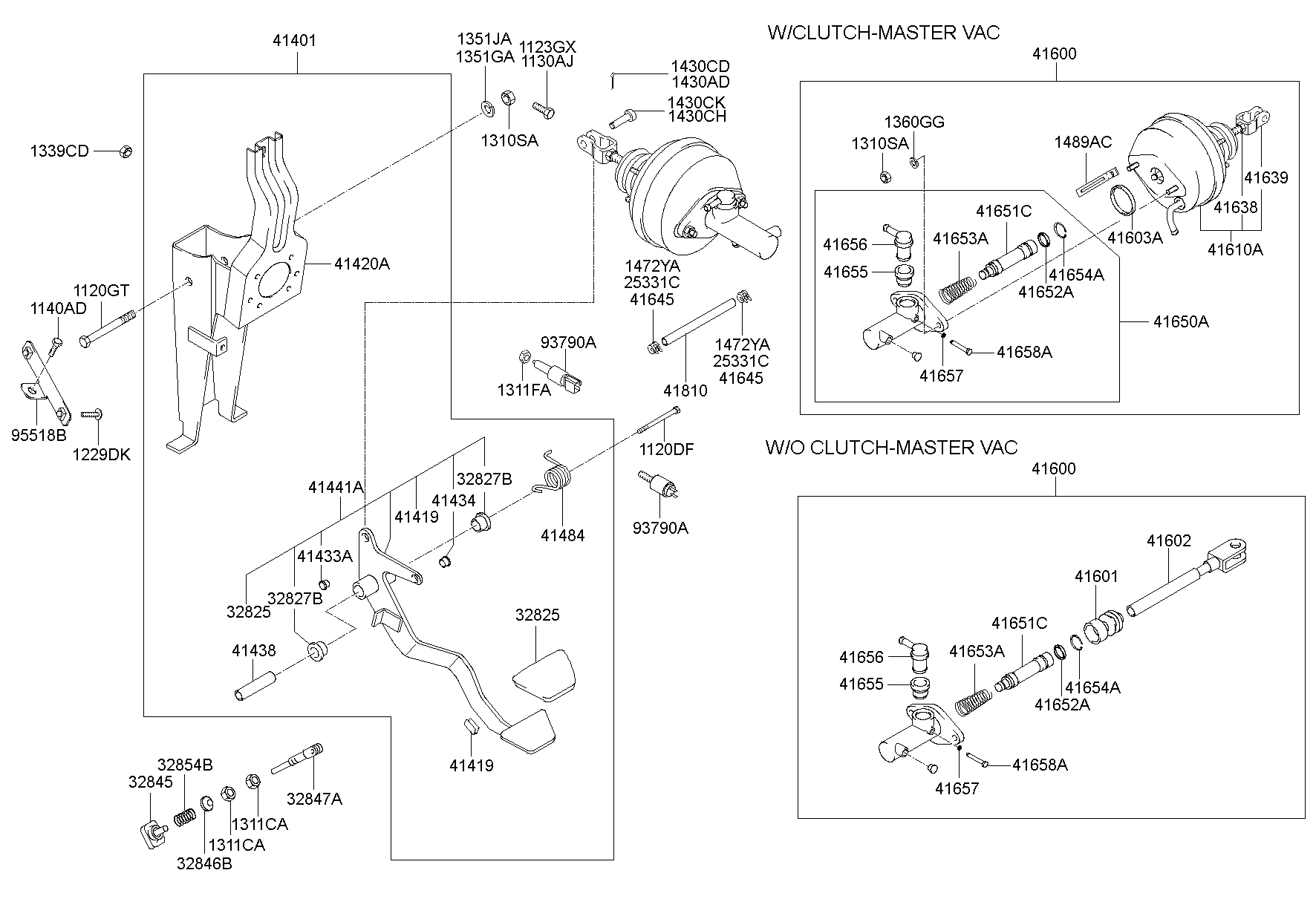 Clutch & Brake Pedal